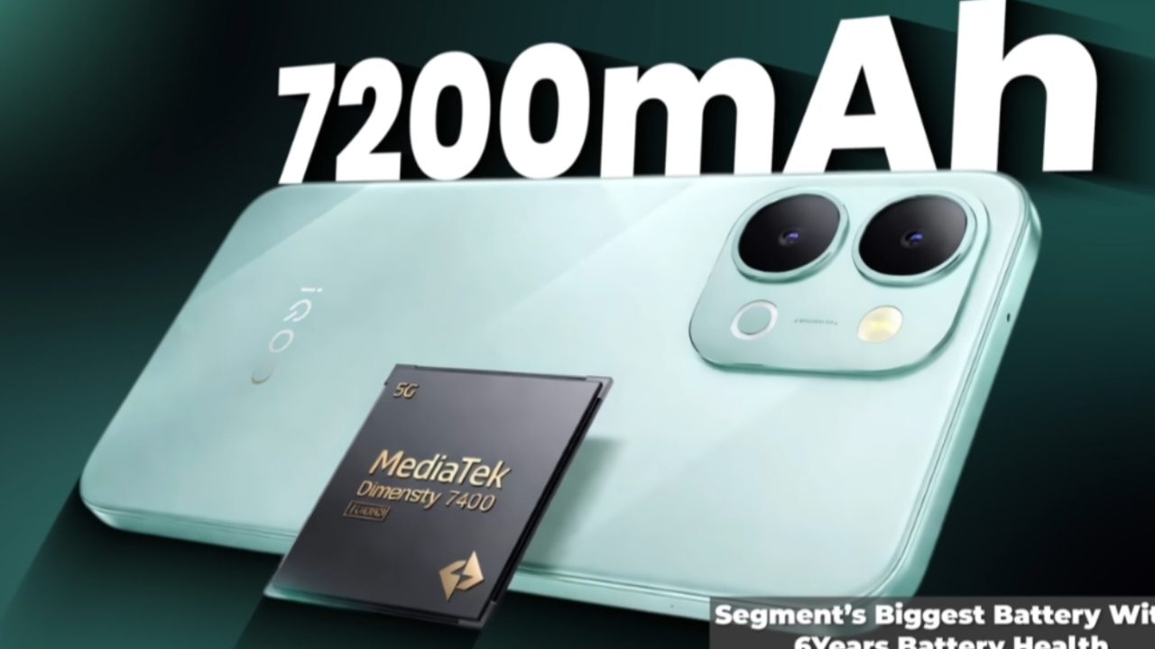 iQOO Z11x 5G 2026 Rear 50MP Camera and 32MP Selfie Camera with f-1.8 Aperture