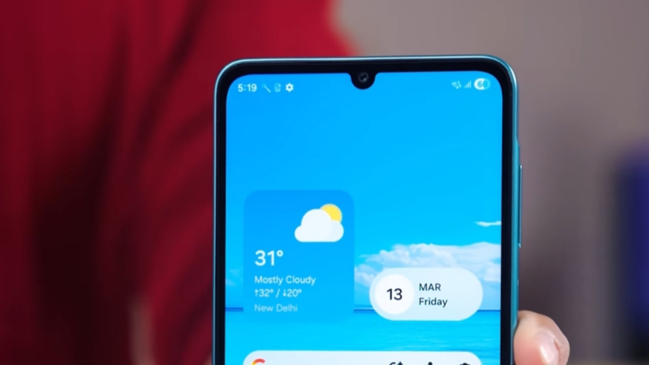 Samsung Galaxy M17e 5G with 6.58 inch HD Plus 120Hz Display