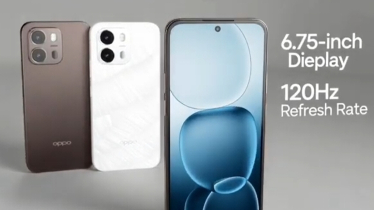 Oppo A6s 5G Smartphone Front and Back Look with Sleek Design