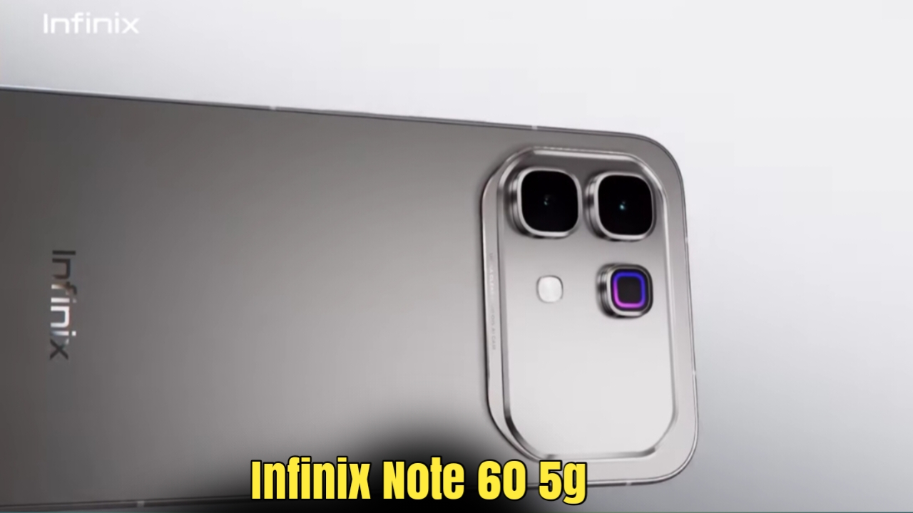 infinix Note 60 Pro 50MP ultra-clear AI camera module and premium glass back design.