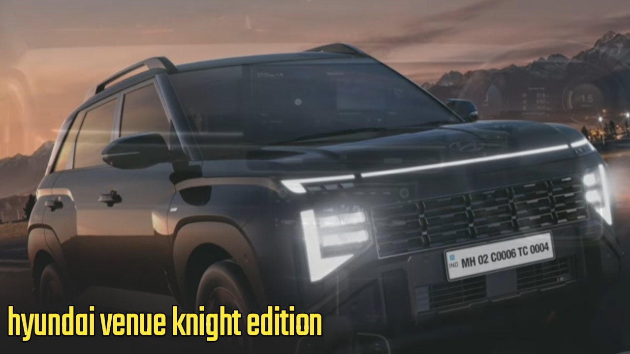 hyundai venue knight edition specification fetures