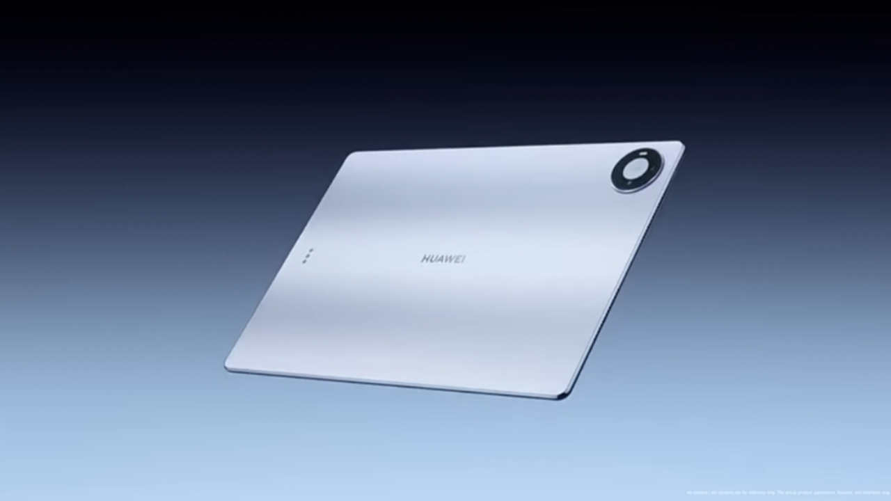 Huawei MatePad Pro Max 13.2-inch flexible OLED PaperMatte display front view showing slim bezels